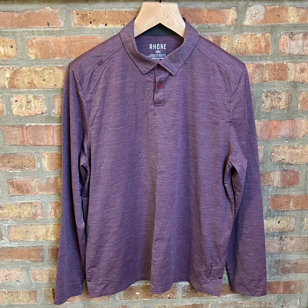 RHONE Commuter Long Sleeve Polo